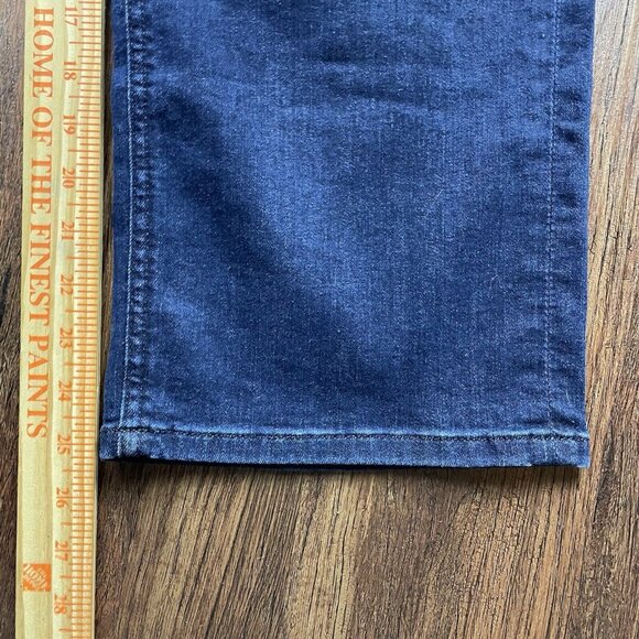 Jen7 by 7 for All Mankind Crop Wide Leg Denim Medium Wash Jeans Women’s Size 6 - Picture 8 of 11